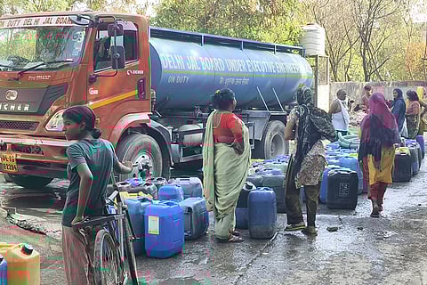 Water tank at Kusumpur Pahari